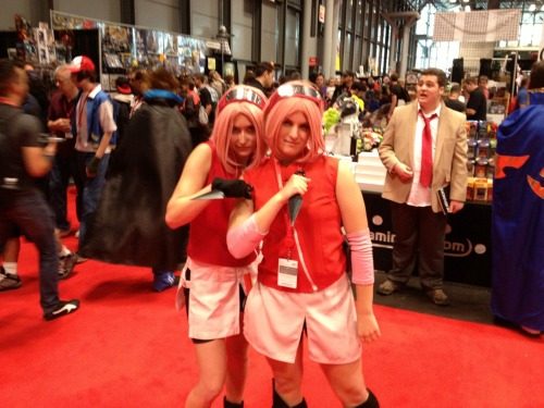 Day one nyc comic con Saturday!! If you Are in my photos let me know！！ I went as Sakura Haruno and K