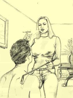 Female Supremacy celebrated in art drawings cartoons &doodles