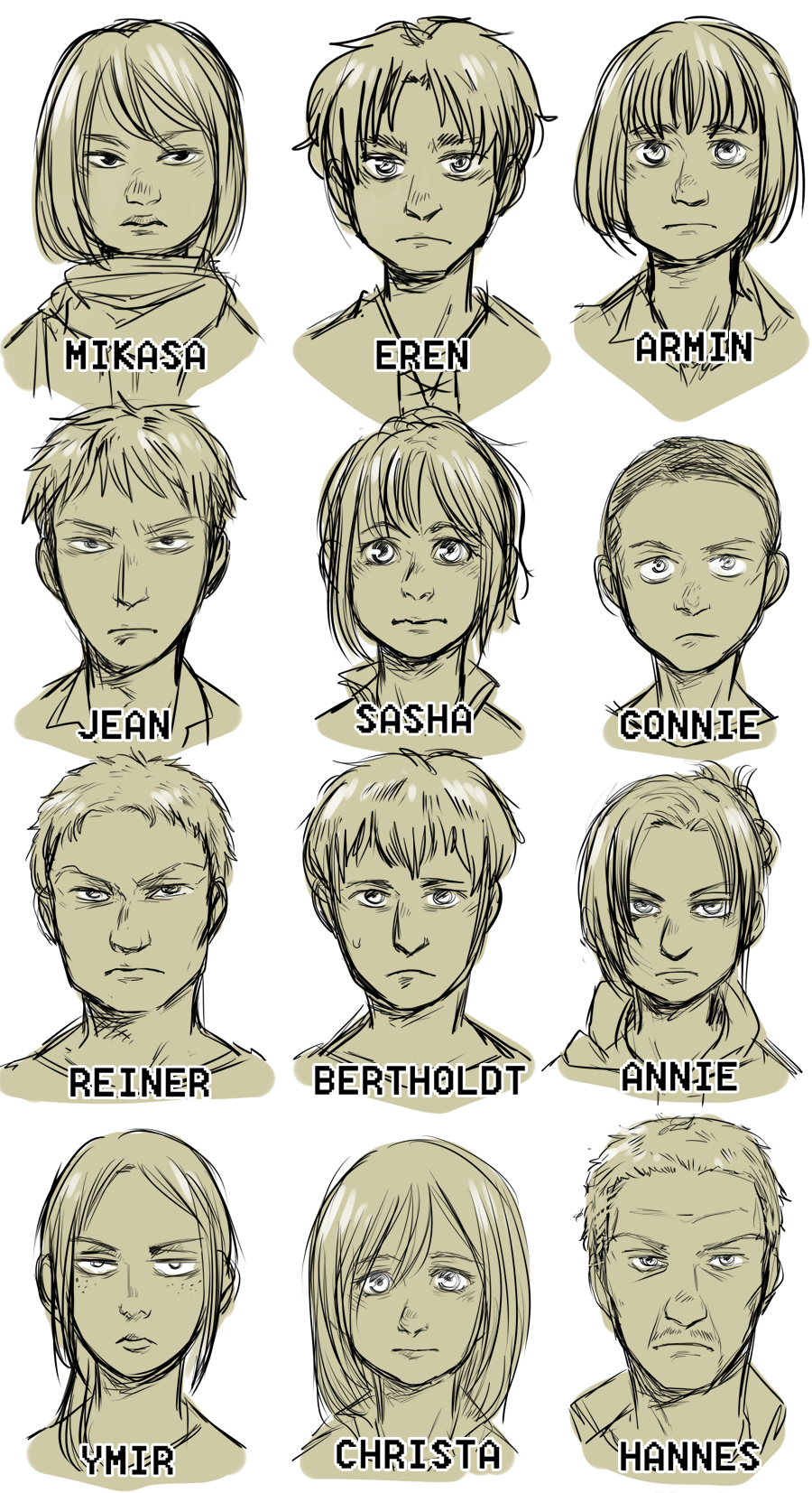 abakkus:  moriar-tea:  shingeki no LARGE CAST, seriously i have like 12 people left