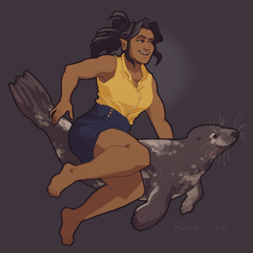 yep, still keepin’ the pointy earsdawn and her grey seal form