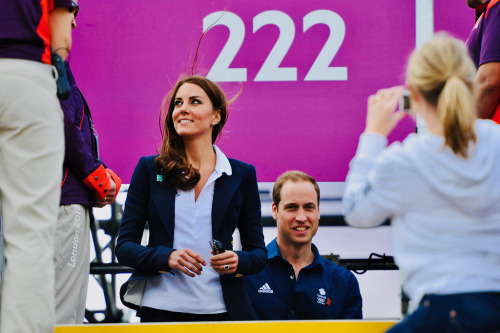 30 July 2012 | Catherine, Duchess of Cambridge and Prince William, Duke of Cambridge arrive to atten