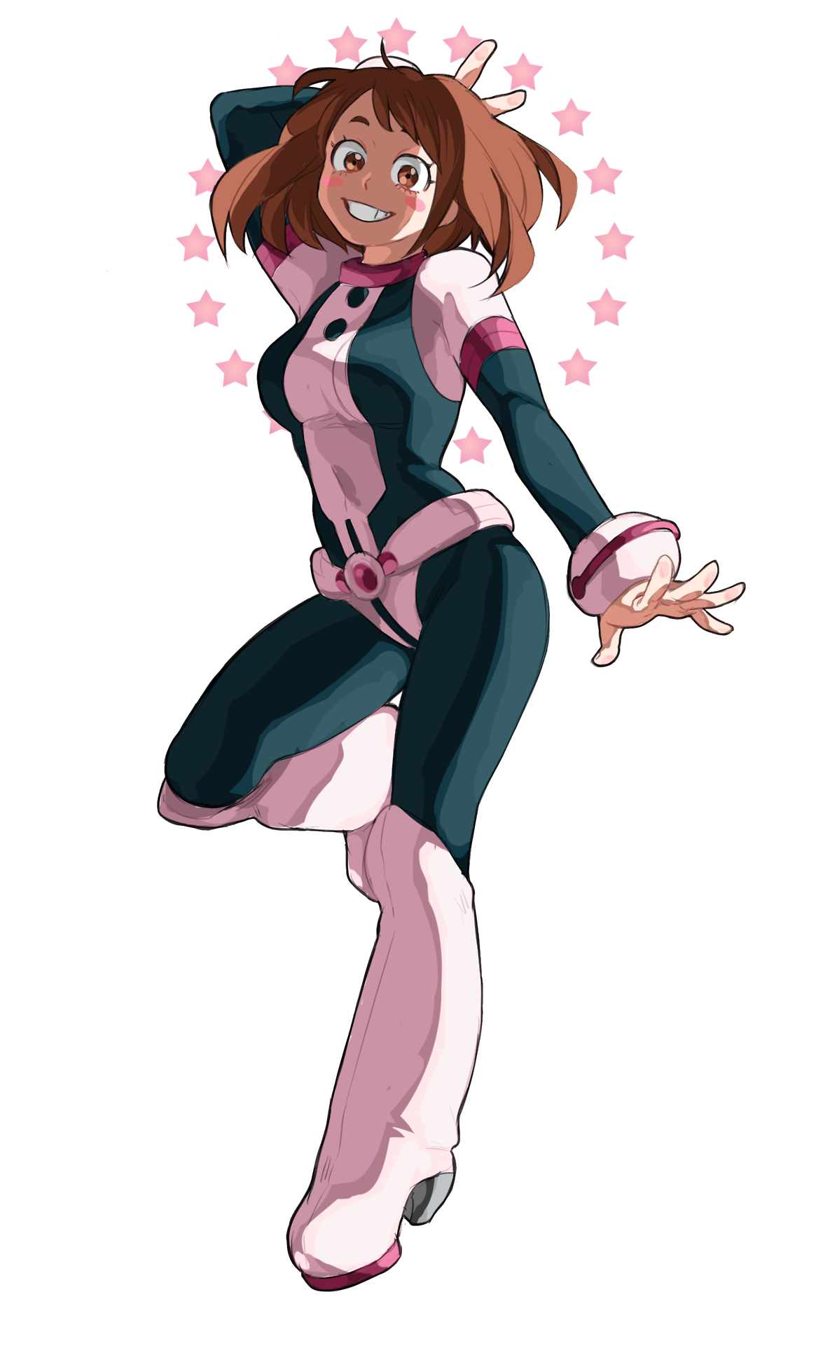 neek0:sketch of my sweet child Ochako  cutie! &lt;3