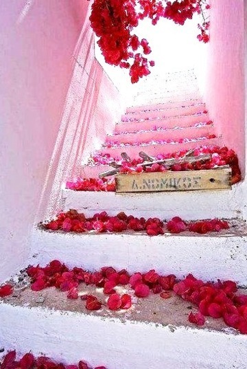Stairs, Santorini, Greece
