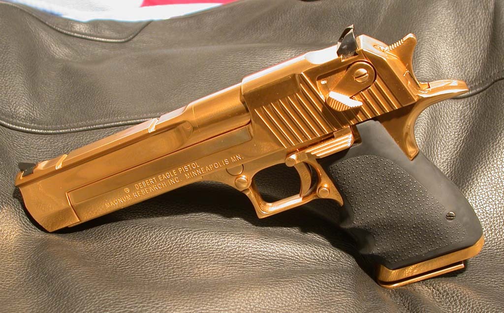 weaponslover:  Gold plated Desert Eagle