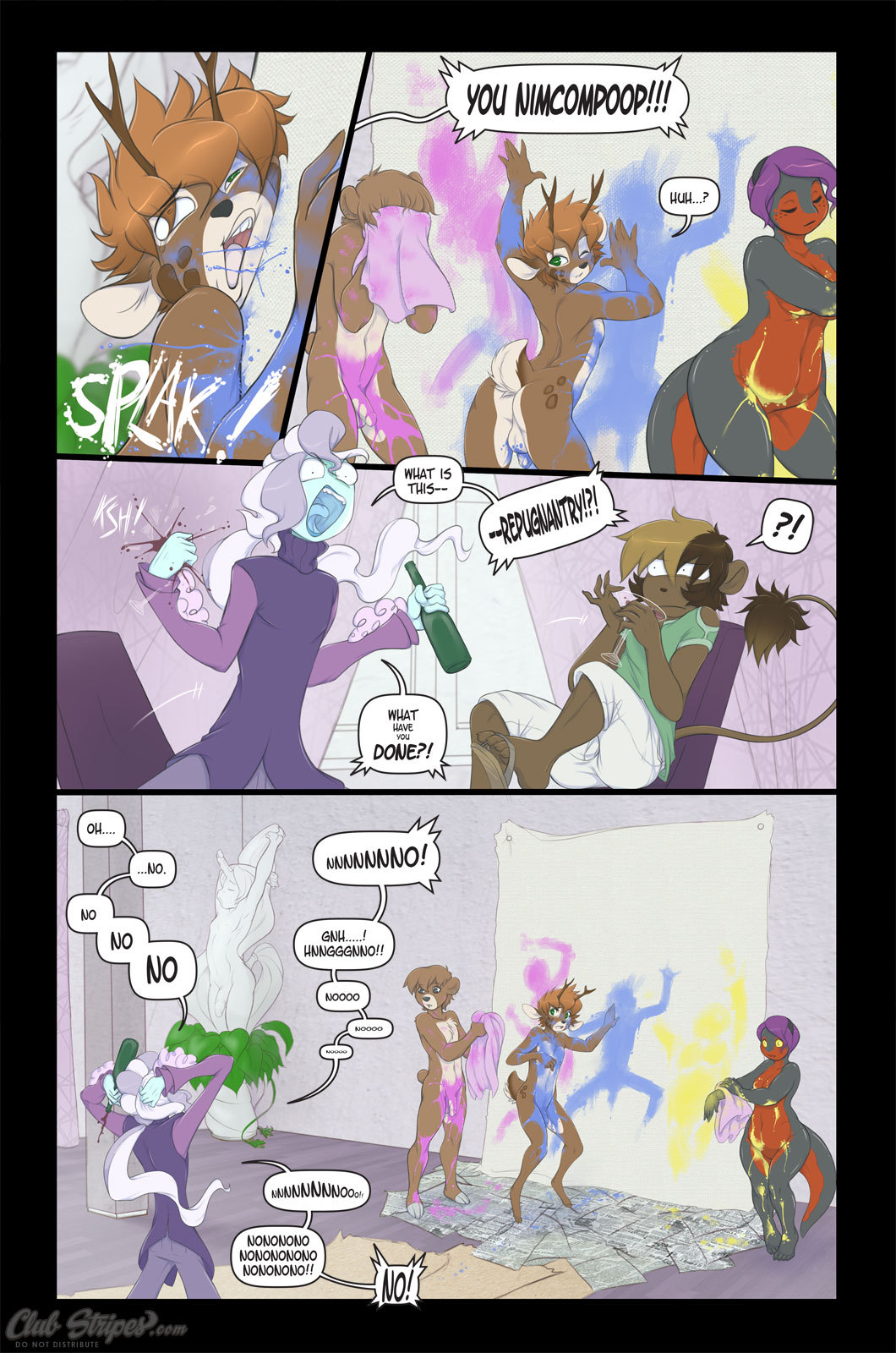 lookanotherweirdpornblog: Show Me Your Moves by GuNMouTH (1/3) A fantastic comic