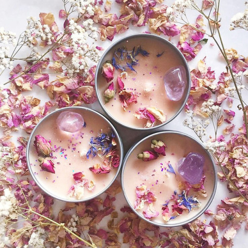 inkxlenses:Love Mystic Crystal Candles | by Unicorn Manor