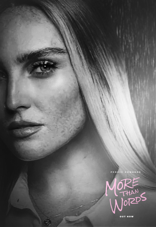 Little Mix - More Than Words (feat. Kamille)Music video posters.