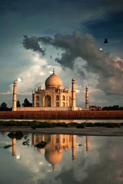 archatlas:  Taj Mahal Sunset  