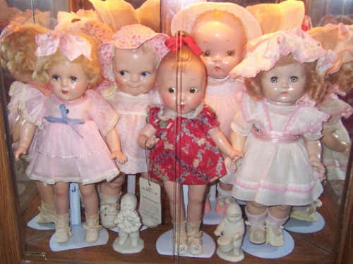 dreamydolls: part of my composition doll collection by crazy4thosebabies on Flickr.