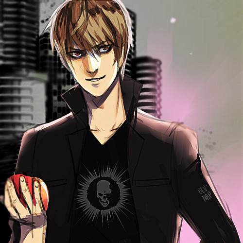 bev-nap:I found this old piece of art titled “light fuckin yagami” in my folder and I thought it was