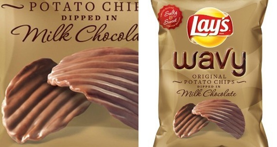 geometricdeathtrap:  sammechu:  iciclebadge:  thecakebar:  Lay’s Debuts NEW Chocolate-covered