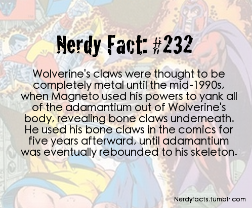 rottenmindblog:  These little beauties are from Nerdy Facts.  Go read them all.  It’s worth it.