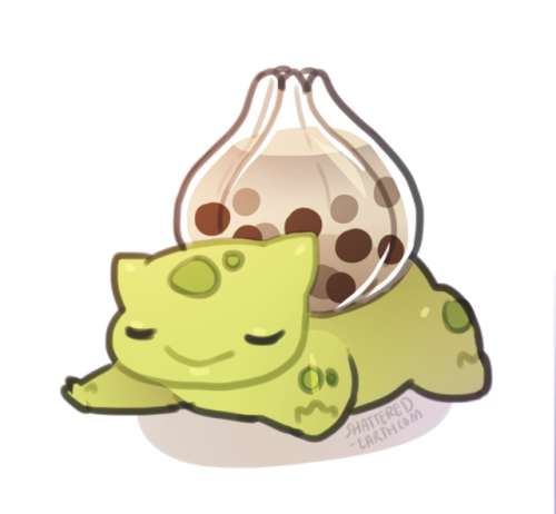 shattered-earth: everyone liked  bubblesaur but are they ready for.. BOBASAUR? more bobasa