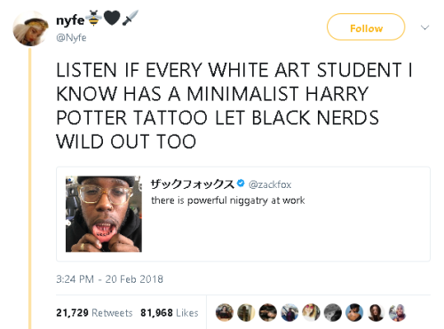 gahdamnpunk:It would have been even more sickening if it was a UV tattoo and written in Wakandan