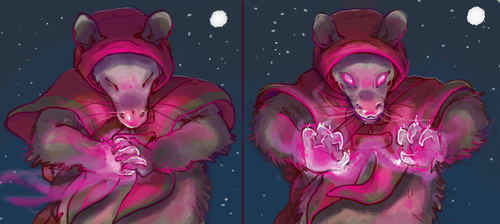 iguanamouth:  do . do y ou mean. this toad and, this possum because this whole thing