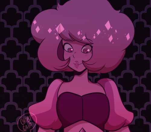 chibigaia-art: quick redraw (kinda??) of Pink Diamond from the new ep because… yeah,,,, I love her 