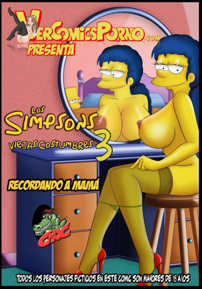 kaneki-art:  Simpsons doujinshi, Old habits 3: Remembering mama  part 1/3  ALL CHARACTER