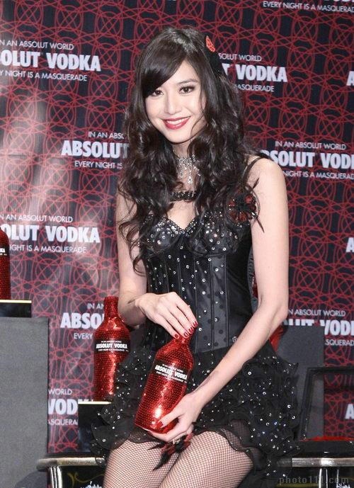 Taiwanese model Bianca Bai for Absolut Vodka