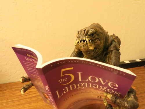 Rancor reads The 5 Love Languages. Intriguing!