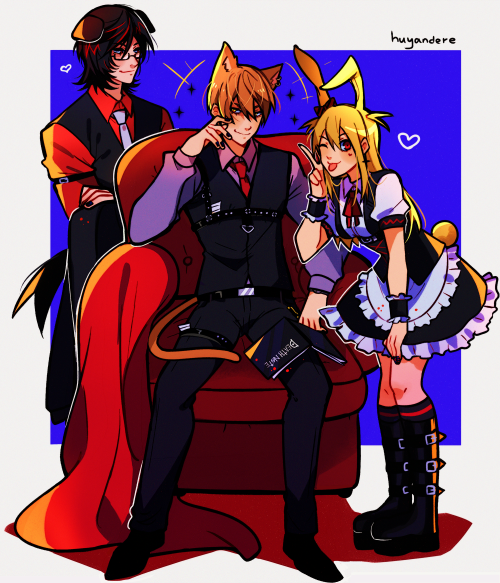 huyandere:no thoughts just team kira dogboy catboy and bunnygirl solidarity