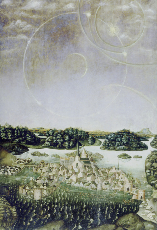 Jacob Elbfas - Vädersolstavlan (”the Sun Dog Painting”) - 1535 - via Wikimedia