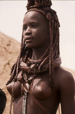 Namibian Himba girl, by Georges Courreges.