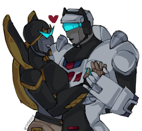 Finally Managed To ACTUALLY COMPLETE A Jazz ND Prowl Drawing Pls Clap For Me :(