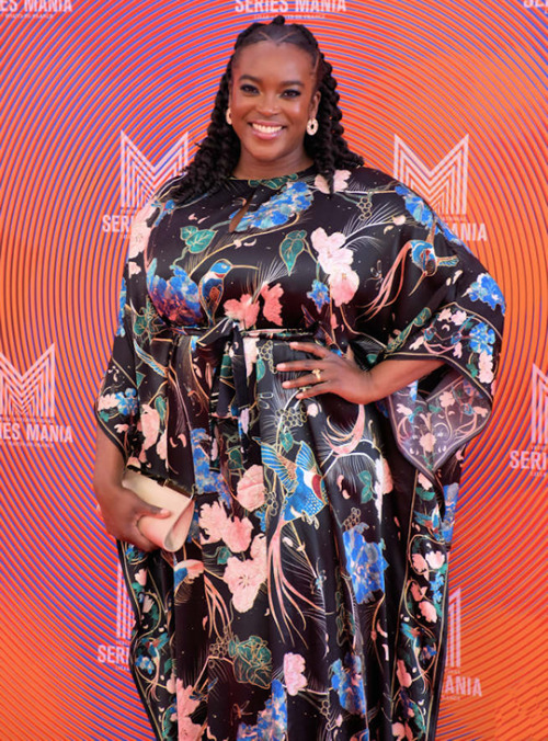 accras: Wunmi Mosaku at the photocall for “We Own This City” during the Series Mania Festival in Fra