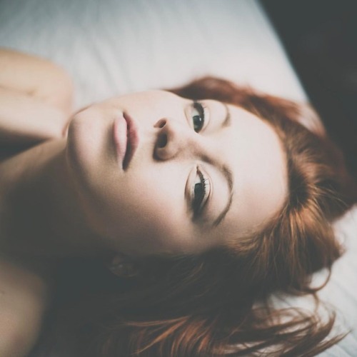 I can’t disguise the pounding of my heart… #model #czech #redhair #greeneyes #beautiful