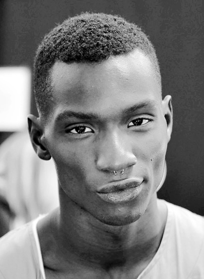 hommesclub:  Adonis Bosso | Richard Chai SS15 Backstage MBFW New York, ph. Chelsea