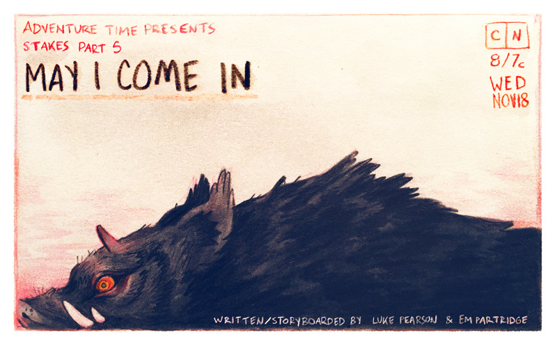 empartridge:  May I Come In (aka Stakes part 5) by @luke-pearson​ and I airs tonight!