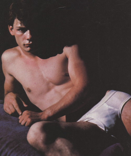 From THE BIGGER THE BETTER (1984) Model is Rick Donovan