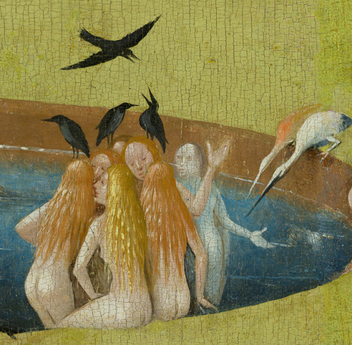 Detail from The Garden of Earthly Delights by Hieronymus Bosch, 1490-1510.•Follow for more: Instagra