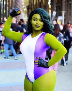 Thefingerfuckingfemalefury:  Followmyid:  Blackwomenincostume: @Jadevalkyrie As She