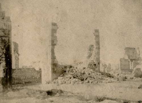 Page 54 of 105 More investigation of the church at Montfaucon. Here you can see a photo from the roo