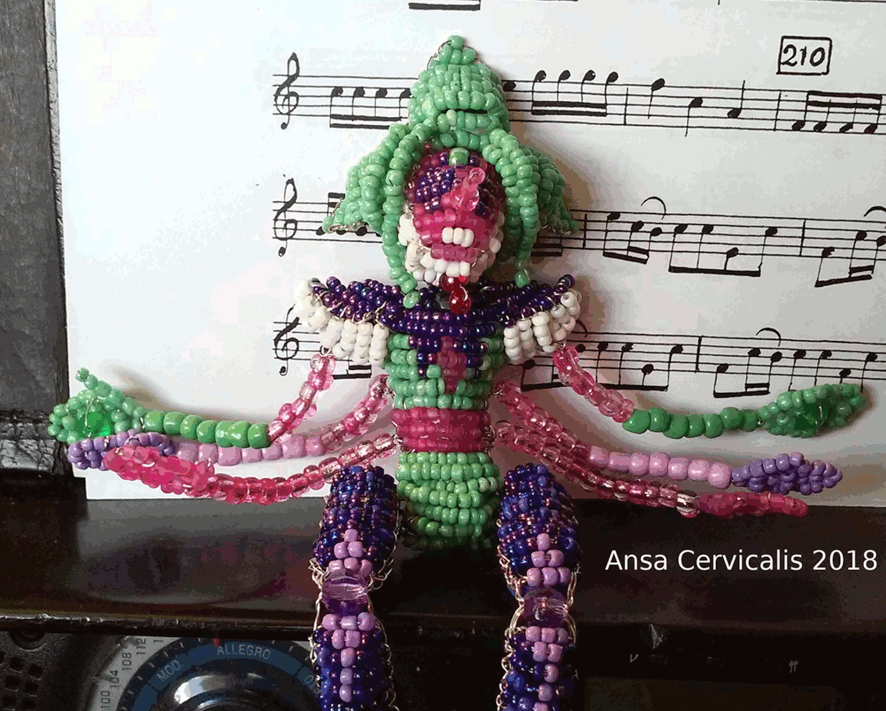 Hi, throughout last month I made my own Alexandrite “action figure” with seed