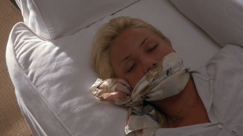 kiltedpatriot:  tyforfun009:  Cameron Diaz in Head Above Water, gagged with a lime used as stuffing for her gag. It has several great scenes with Cameron bound. I highly recommend it!   So Cameron Diaz’s captor was saying she’s a sourpuss? :P lol.