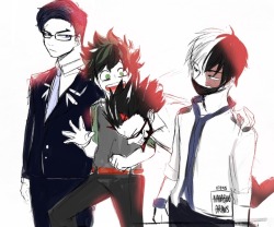 nadaboodraws:Sketches of Villain Class 1-A.