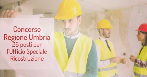 La Regione Umbria assume laureati e diplomati. Ecco profili richiesti e bando del concorso https://buff.ly/2OKzWsy⠀ Nuove assunzioni di #laureati e #diplomati da inserire nell’organico dell’Ufficio speciale ricostruzioni post sisma 2016 della Regione