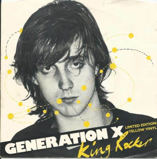 goodytwolose: Generation X“King Rocker” singleRed, Orange, Yellow &amp; Pink vinyl l