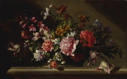 laclefdescoeurs:  Still Life of Flowers in