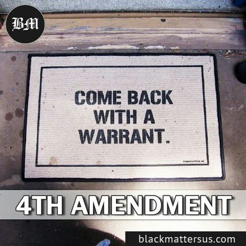 @Regrann from @blackmattersus - I want you all to know your rights. The 4th Amendment originally enf