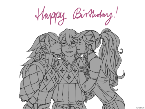 plakumi: Happy Birthday, Laslow!!! ❤️ Smoooch. [ commission me | store | twitter | patreon ]