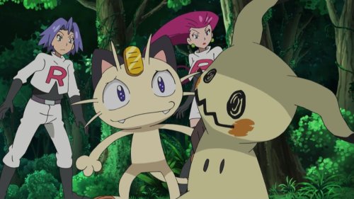 the-pokemonjesus:  The Team Rocket trio is in Alola! AND… Jessie caught a Mimikyu in a Luxury Ball! Which means we’ll get to see a lot of Pikachu vs. Mimikyu in this series.  now that they have Mimikyu, why do they need pikachu?