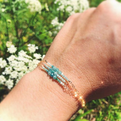 Grandidierite Bracelets&hellip; • Yay or nay?  • (If so, a few of these beauties are n