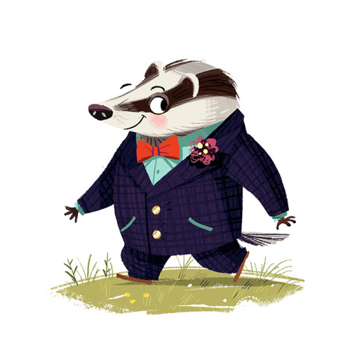 kimdraws:  Badger! 