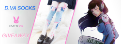 pockettokyo:  Everyone seems to really like these Overwatch D.Va thigh high socks–surprise! We’re giving away a pair! &lt;3♡ PRIZES/WINNERS ♡  1 winner will win 1 pair of D.Va Thigh Highs♡ RULES ♡ Must be following Pocket Tokyo on Tumblr!