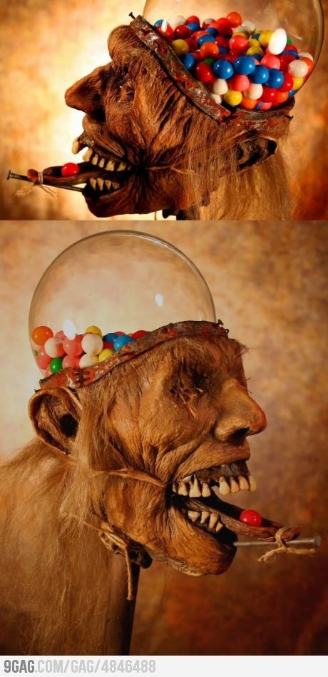 The Creepiest Gumball Machine. Some more fun!