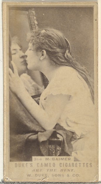 Card Number 314, M. Baimer, from the Actors and Actresses series (N145-5) issued by Duke Sons &a