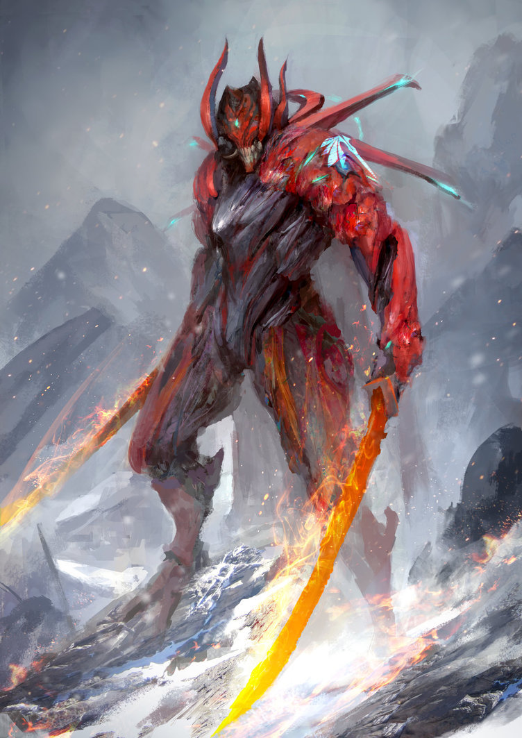 cyrail:  Warframe - Space dragon by theDURRRRIAN Featured on Cyrail: Inspiring artworks